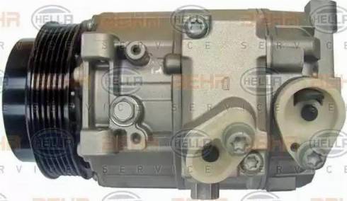 HELLA 8FK 351 322-391 - Compressor, air conditioning autospares.lv