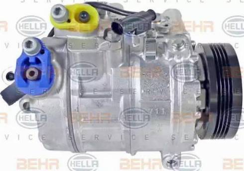 HELLA 8FK 351 322-251 - Compressor, air conditioning autospares.lv