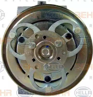 HELLA 8FK 351 322-201 - Compressor, air conditioning autospares.lv