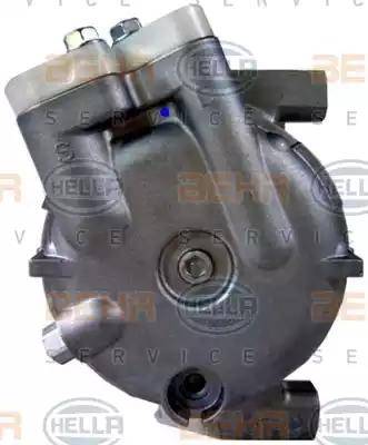 HELLA 8FK 351 322-201 - Compressor, air conditioning autospares.lv