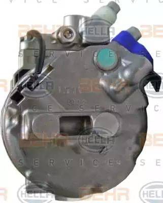 HELLA 8FK 351 322-281 - Compressor, air conditioning autospares.lv