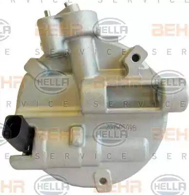 HELLA 8FK 351 322-741 - Compressor, air conditioning autospares.lv