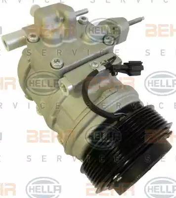 HELLA 8FK 351 273-941 - Compressor, air conditioning autospares.lv