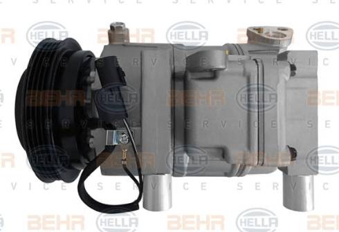 HELLA 8FK 351 273-981 - Compressor, air conditioning autospares.lv