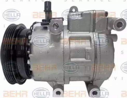 HELLA 8FK 351 273-481 - Compressor, air conditioning autospares.lv