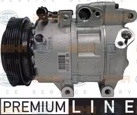 HELLA 8FK 351 273-471 - Compressor, air conditioning autospares.lv