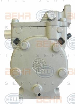 HELLA 8FK 351 273-601 - Compressor, air conditioning autospares.lv