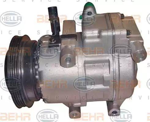 HELLA 8FK 351 273-041 - Compressor, air conditioning autospares.lv