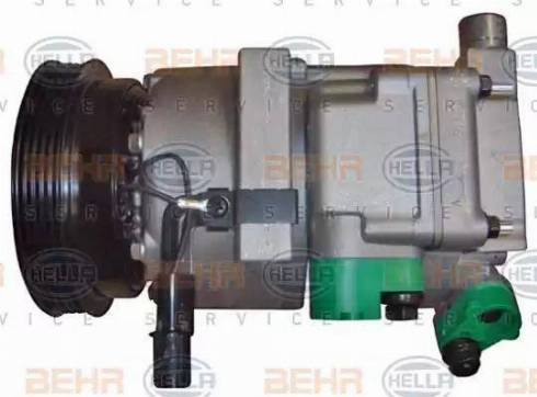 HELLA 8FK 351 273-051 - Compressor, air conditioning autospares.lv