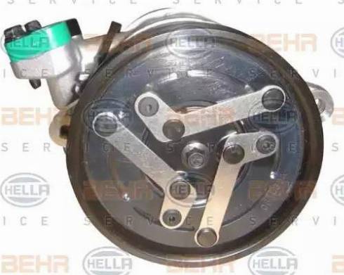 HELLA 8FK 351 273-061 - Compressor, air conditioning autospares.lv