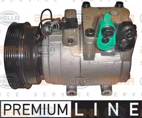 HELLA 8FK 351 273-111 - Compressor, air conditioning autospares.lv