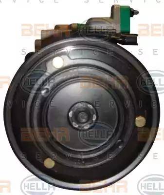 HELLA 8FK 351 273-131 - Compressor, air conditioning autospares.lv