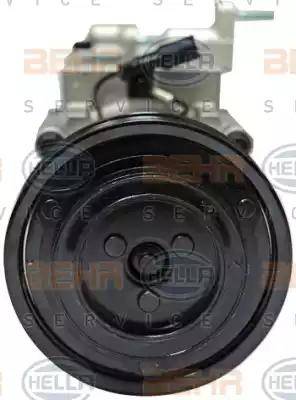 HELLA 8FK 351 273-121 - Compressor, air conditioning autospares.lv