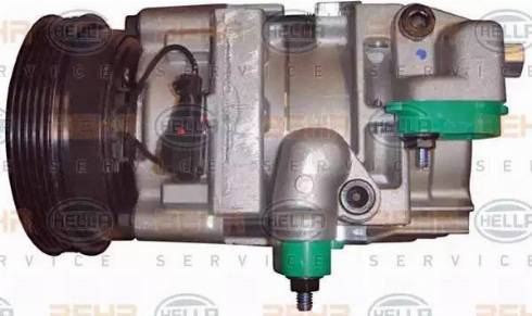 HELLA 8FK 351 273-121 - Compressor, air conditioning autospares.lv