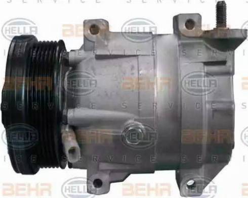 HELLA 8FK 351 273-341 - Compressor, air conditioning autospares.lv