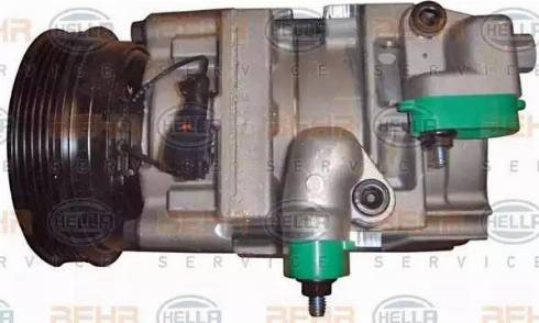 HELLA 8FK 351 273-261 - Compressor, air conditioning autospares.lv