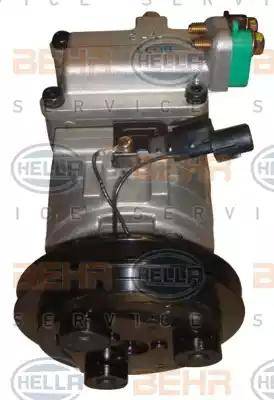 HELLA 8FK 351 273-281 - Compressor, air conditioning autospares.lv