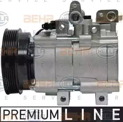 HELLA 8FK 351 273-231 - Compressor, air conditioning autospares.lv