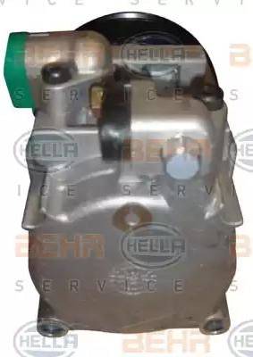 HELLA 8FK 351 273-271 - Compressor, air conditioning autospares.lv