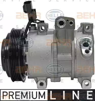 HELLA 8FK 351 272-081 - Compressor, air conditioning autospares.lv