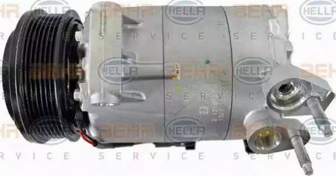 HELLA 8FK 351 272-191 - Compressor, air conditioning autospares.lv