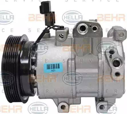 HELLA 8FK 351 272-101 - Compressor, air conditioning autospares.lv