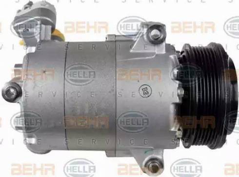 HELLA 8FK 351 272-381 - Compressor, air conditioning autospares.lv