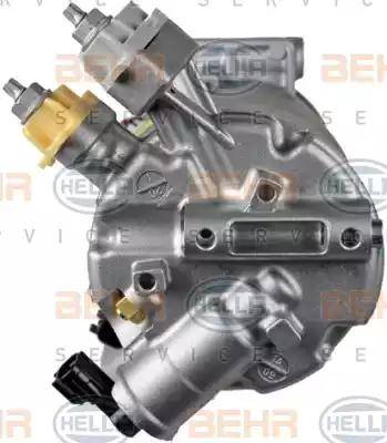 HELLA 8FK 351 272-381 - Compressor, air conditioning autospares.lv