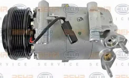 HELLA 8FK 351 272-201 - Compressor, air conditioning autospares.lv
