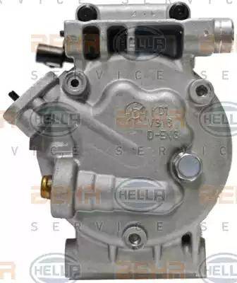 HELLA 8FK 351 272-231 - Compressor, air conditioning autospares.lv