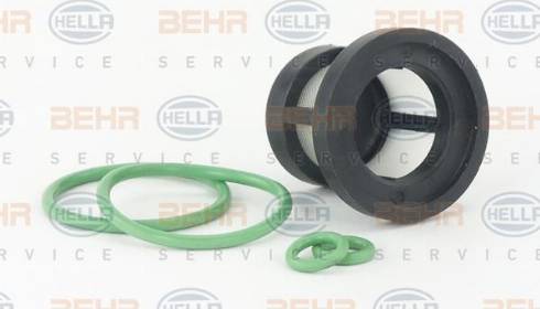 HELLA 8FT 351 003-714 - Dryer, air conditioning autospares.lv