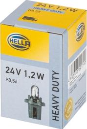 HELLA 8GA 007 997-071 - Bulb, instrument lighting autospares.lv