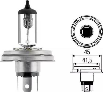 HELLA 8GD 002 088-143 - Bulb, headlight autospares.lv