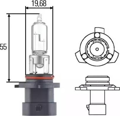 HELLA 8GH 005 635-161 - Bulb, spotlight autospares.lv