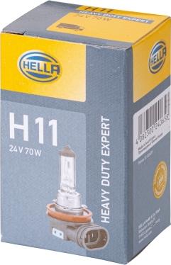 HELLA 8GH 008 358-251 - Bulb, fog light autospares.lv