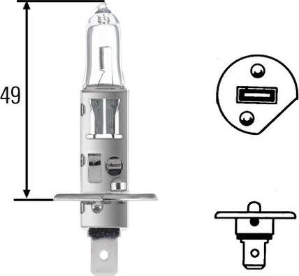 HELLA 8GH 002 089-501 - Bulb autospares.lv