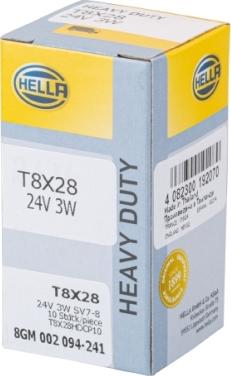 HELLA 8GM 002 094-241 - Bulb, indicator autospares.lv