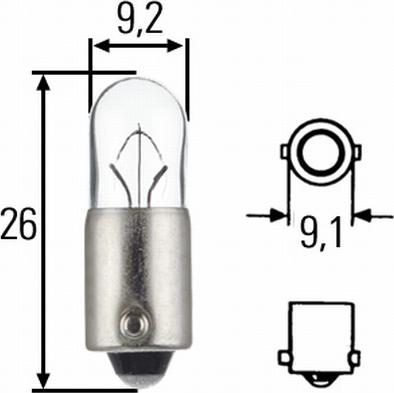 HELLA 8GP 002 067-013 - Bulb, park / position light autospares.lv