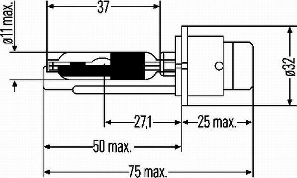 HELLA 8GS 007 001-197 - Bulb autospares.lv