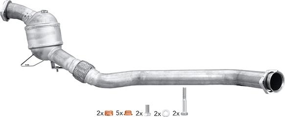 HELLA 8LE 366 050-281 - Catalytic Converter autospares.lv