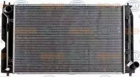 HELLA 8MK 376 900-331 - Radiator, engine cooling autospares.lv