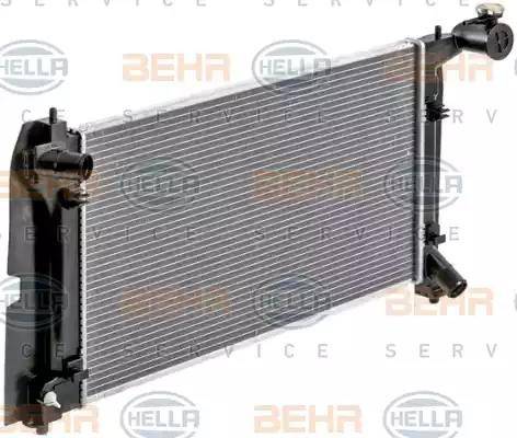 HELLA 8MK 376 900-321 - Radiator, engine cooling autospares.lv