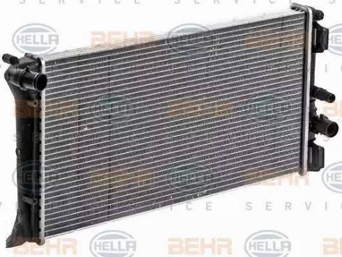 HELLA 8MK 376 900-264 - Radiator, engine cooling autospares.lv