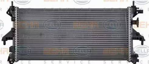 HELLA 8MK 376 745-021 - Radiator, engine cooling autospares.lv