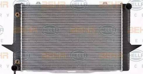 HELLA 8MK 376 706-741 - Radiator, engine cooling autospares.lv