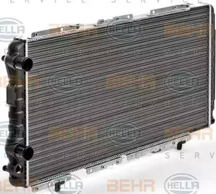 HELLA 8MK 376 700-561 - Radiator, engine cooling autospares.lv