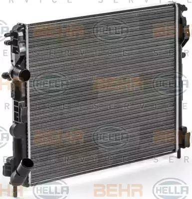 HELLA 8MK 376 700-571 - Radiator, engine cooling autospares.lv