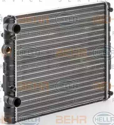 HELLA 8MK 376 700-691 - Radiator, engine cooling autospares.lv