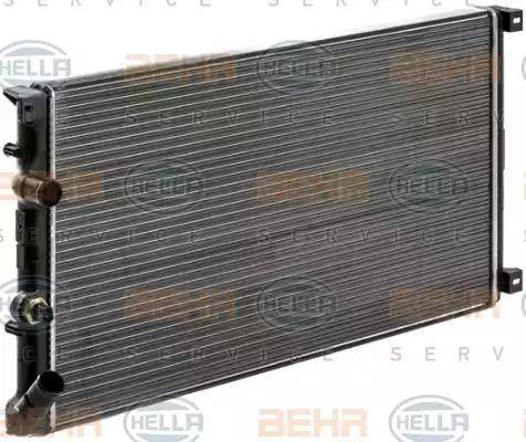 HELLA 8MK 376 700-651 - Radiator, engine cooling autospares.lv