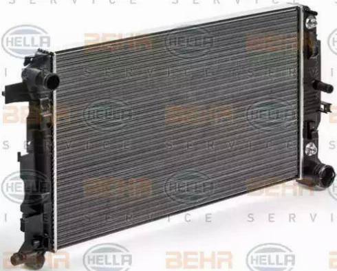 HELLA 8MK 376 700-304 - Radiator, engine cooling autospares.lv